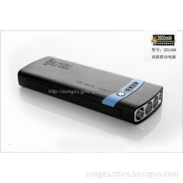 2600mah Power Bank for Android Phones, iPhone, Blackberry